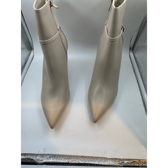 Calvin Klein Vivera Women’s Ivory Stiletto Heel Ankle Booties – Size 11M, New - Picture 11 of 11